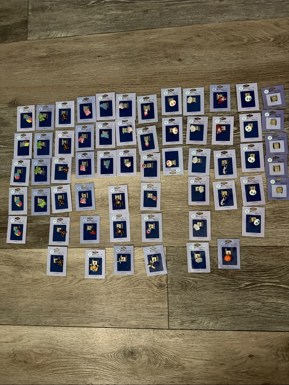 Magnetic Slide On Charms - 64 Total